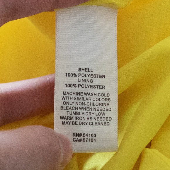 Eliza J Yellow Floral Tiered Midi Dress - Picture 5 of 6